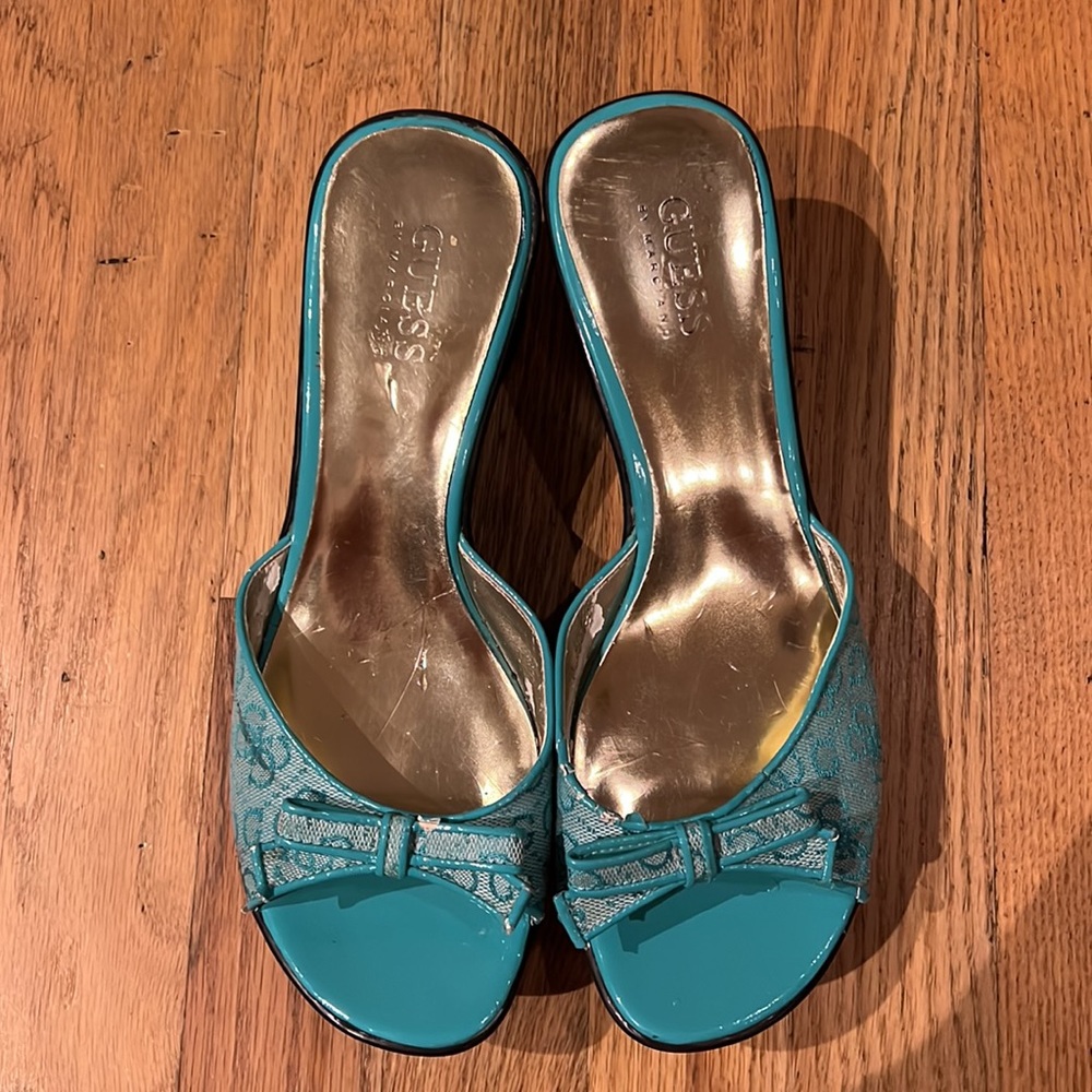 vintage guess y2k platform sandals - Picture 3 of 7